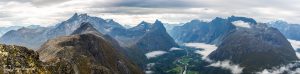 Panorama fra Romsdalseggen.